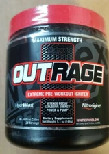 NUTREX - OUTRAGE - Extreme Pre-Workout Igniter - Watermelon - 30 Serv - 2/2026