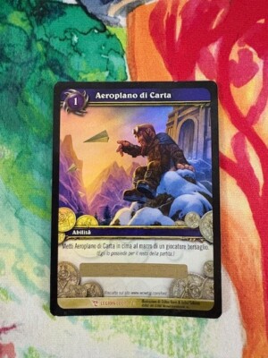 papierflugzeug ita world of warcraft wow tcg unscratched loot