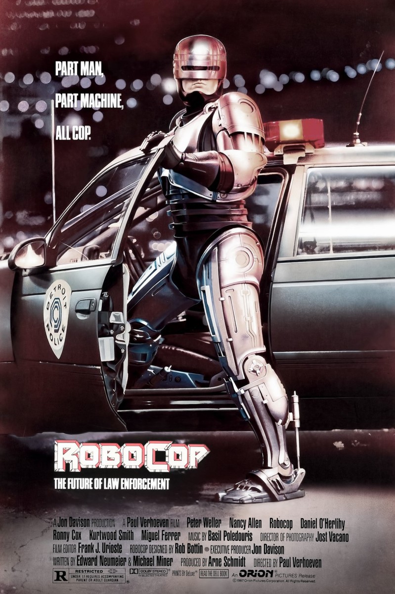 ROBOCOP ORIGINAL CLASSIC RETRO 80s 1987 FILM MOVIE ART PRINT