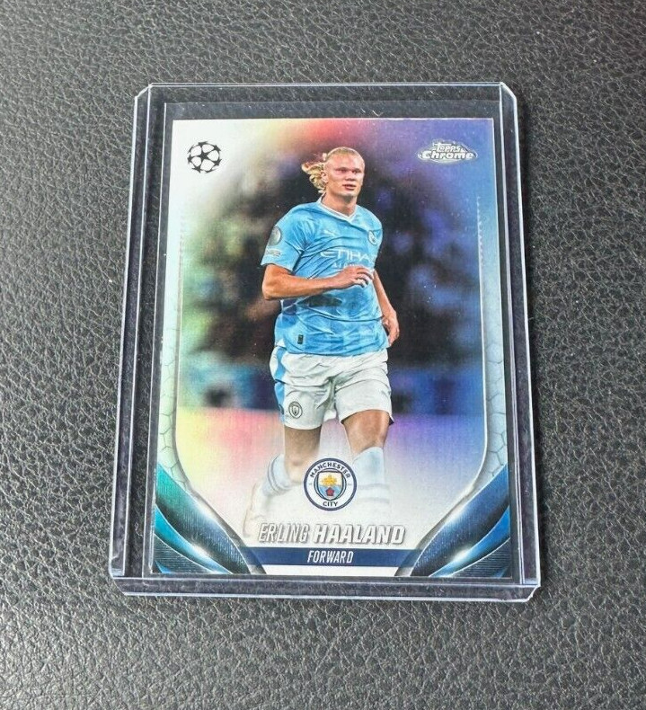 2023-24 Topps Chrome Erling Haaland Refractor
