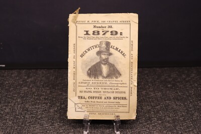 BECKWITH S ALMANAC 1879 New Haven, CT Local ads & events Great History Fun Read