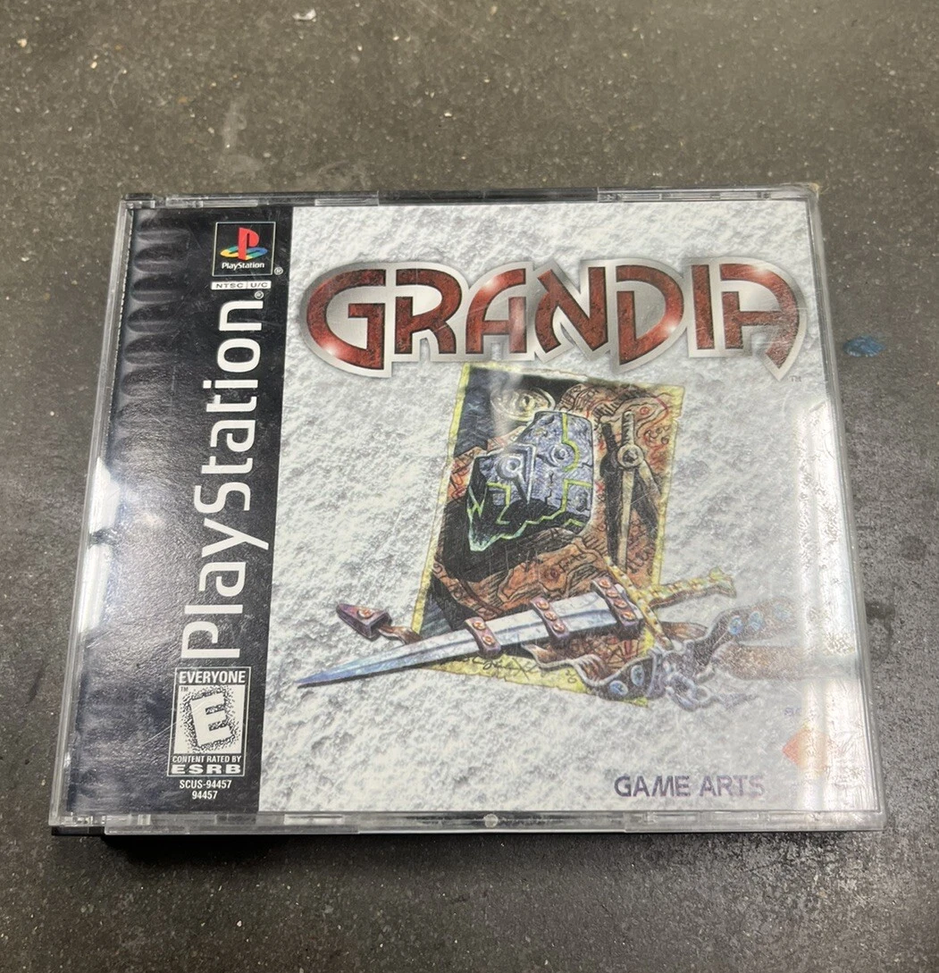 Jeu Grandia Sur PlayStation 1 – Complet PAL – Très Bon état