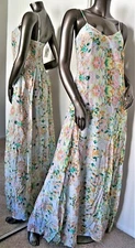 NWT-ESSENTIEL ANTWERP IFLOWY MULTI-COLOR FLORAL SILK MAXI DRESS S-34/S MSP$288