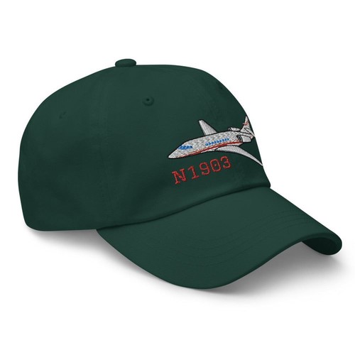 Gorra clásica bordada para avión Flyboy Toys Dassault Falcon 2000 - agrega tu N# - Imagen 15 de 35