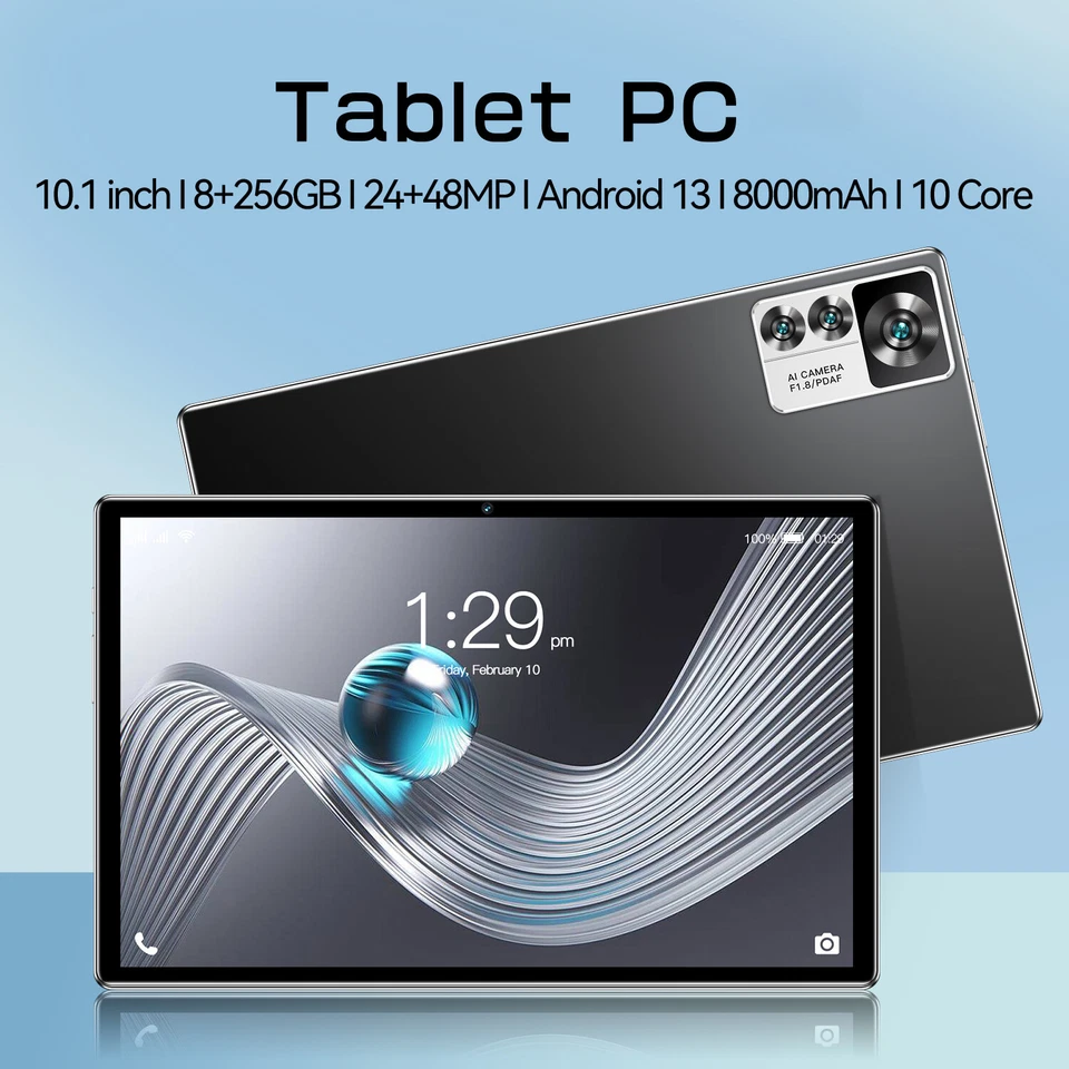 2025 Gifts 12S Pro Tablet PC 8+256GB 24+48MP Android 8000mAh WiFi Tablet Pad - Image 2 of 4