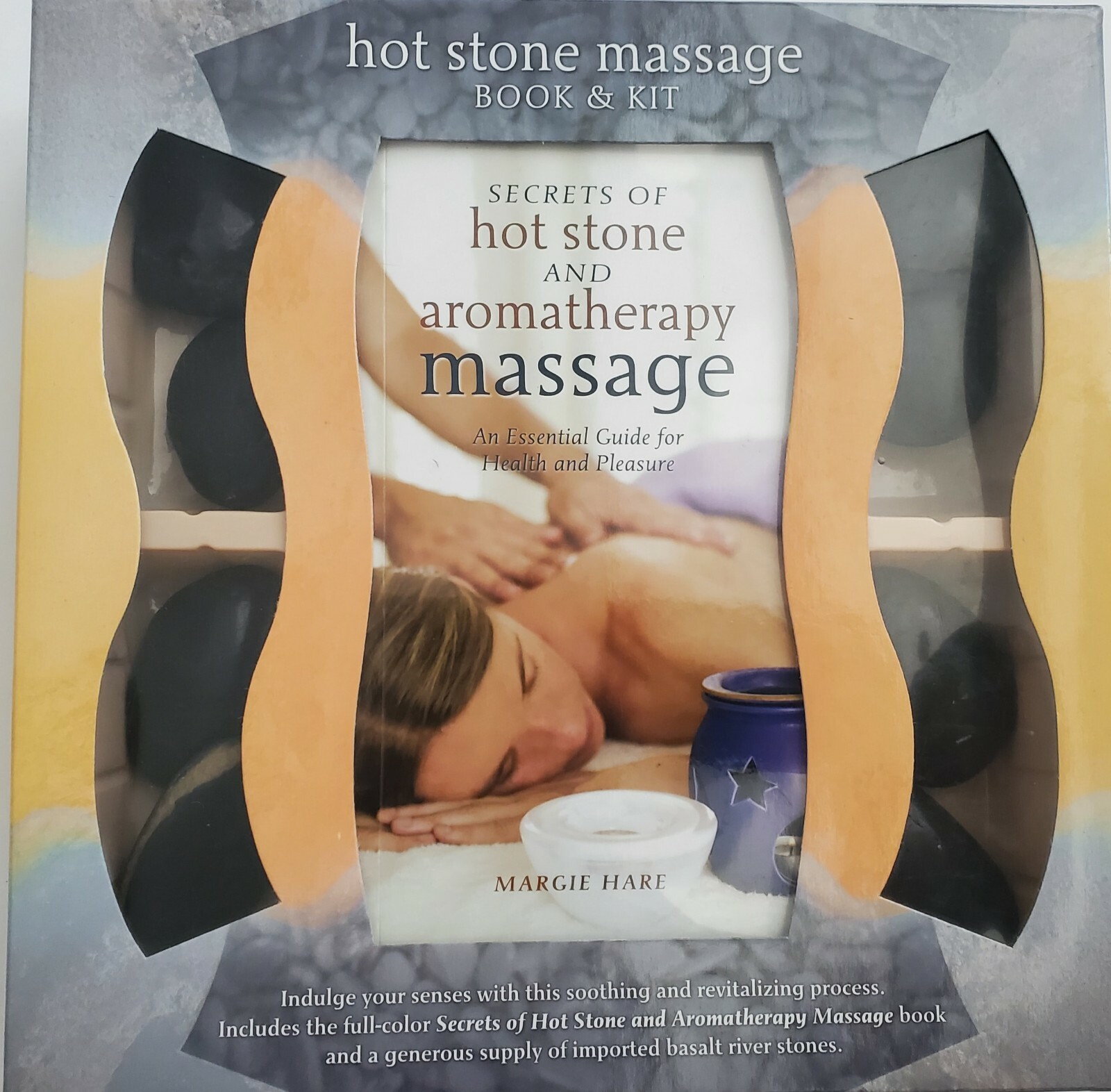 Hot Stone Aromatherapy Massage Book & Kit Imported River Stones | eBay