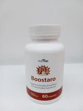 Boostaroo Capsules - Boostaro - Blood Flow Virility For Men 60 Caps - EXP 3/26