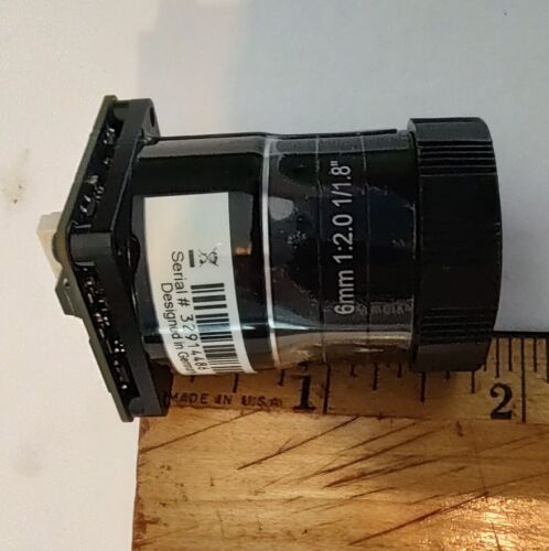 New Imaging Source IMX178-USB 3.0 Mono Camera 6MP 6mm 1:2.0 1/1.8" Lens - Imagen 1 de 6
