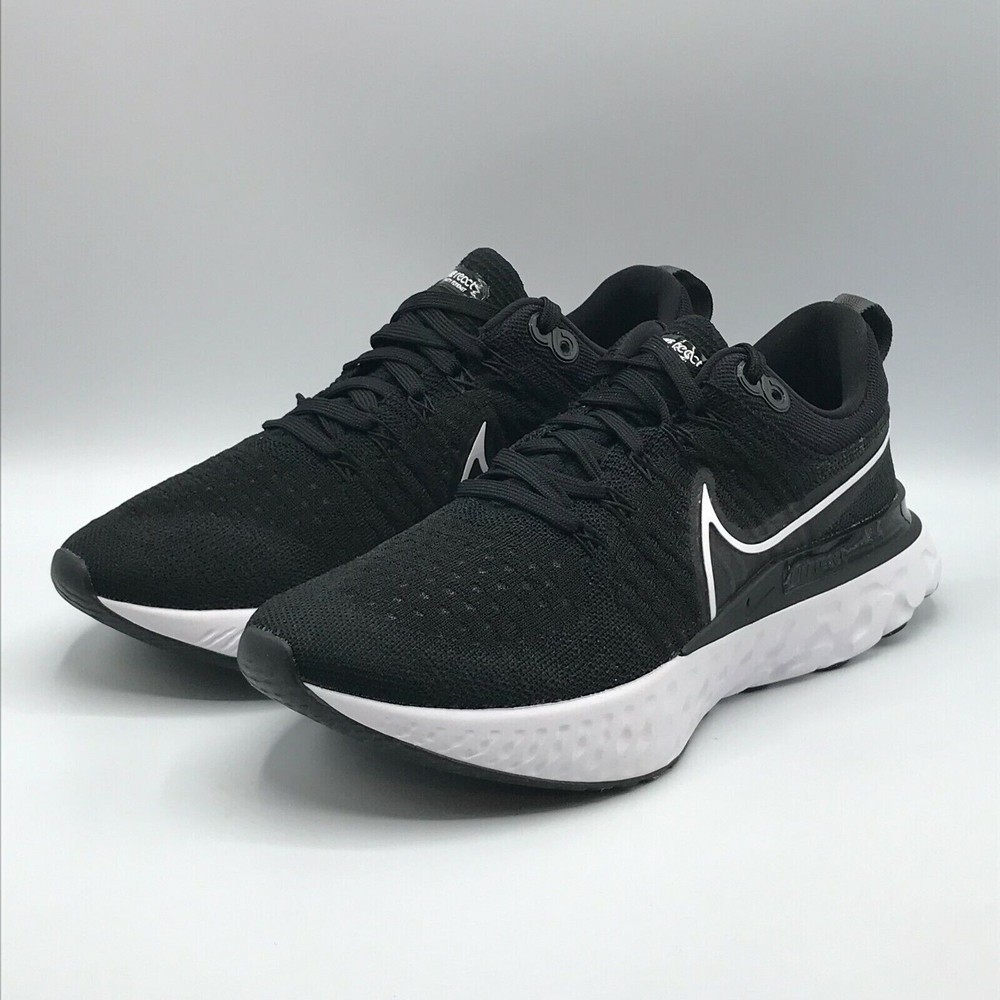 Nike React Infinity Run Flyknit 2 Black Running Shoes Size 8.5