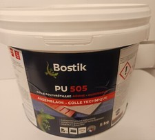 Colle polyuréthane Intérieur   Extérieur, Résine+Durcisseur Bostik PU 505, 5 L