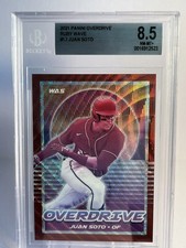 2021 Panini Chronicles - Overdrive Ruby Wave #13 Juan Soto 1/199 RARE‼️ BGS 8.5
