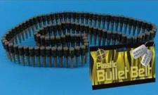 Realistic Fake Bullet Belt Bandolier Rifle Shells Soldier Military Toy Ammo 60"