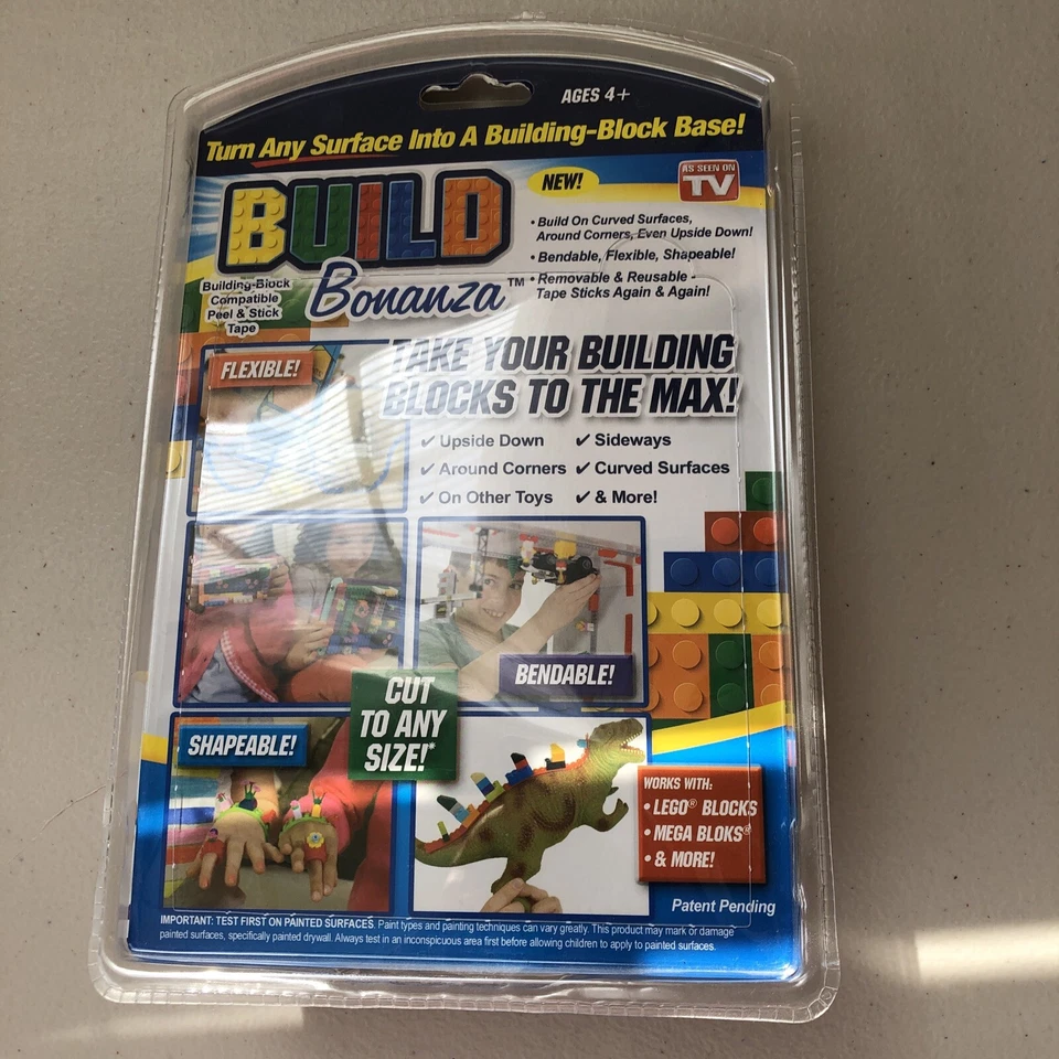 Build Bananza Mega Blocks 12 Ft Building Block Tape Building-block Base - Image 2 of 2