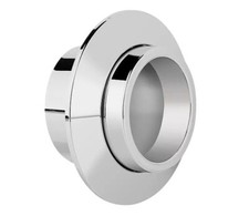 Rosette 3-teilig 140mm für Unterputz-Wasserzähler verchromt