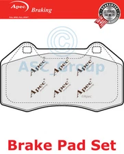 Apec Front Brake Pads Set EO Quality Replacement PAD1416
