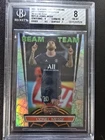 2021-22 Topps Chrome stadium club soccer beam team-Lionel Messi-BGS 8