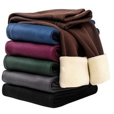 6 Pack Girls Winter Fleece Lined Leggings Cotton Pants 9-10 Years Multicolor 2