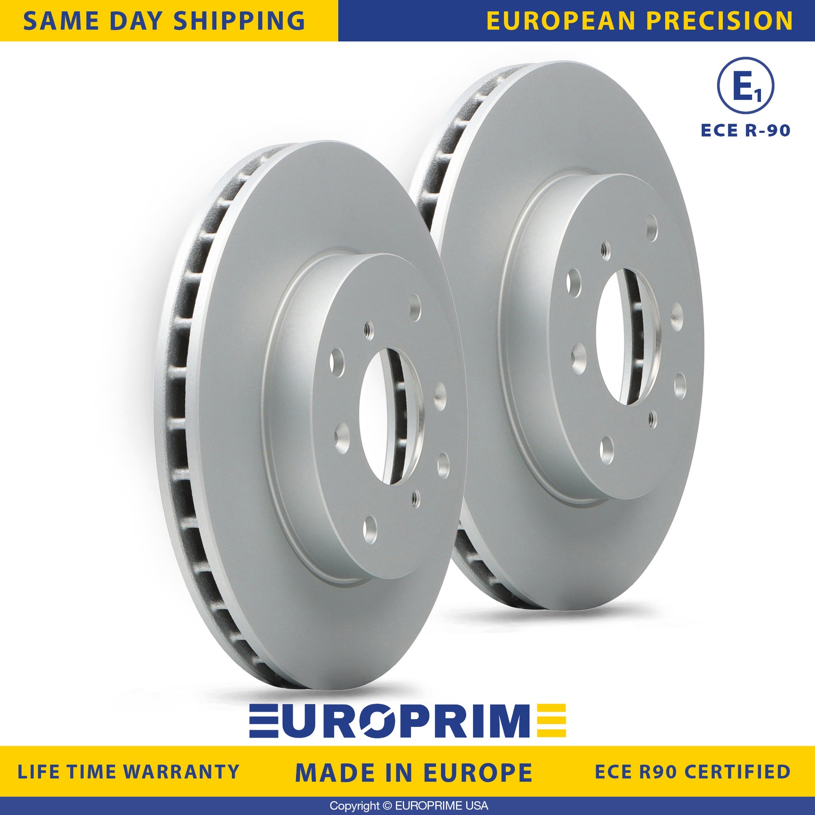 10.22 in Front Brake Rotors Set for 1998-1999 Acura CL 1998-2002 Honda Accord