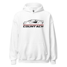 Premium Hoodie For Lamborghini Countach 2022 Car Fans Christmas Gift
