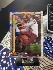 Topps Chrome Parallel Matt Gay Washington Commanders NFL Football Card