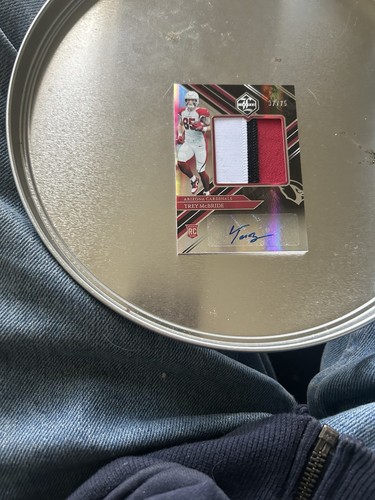 Trey McBride Rare Rookie Patch Auto 37/75 Big 3 Color Patch