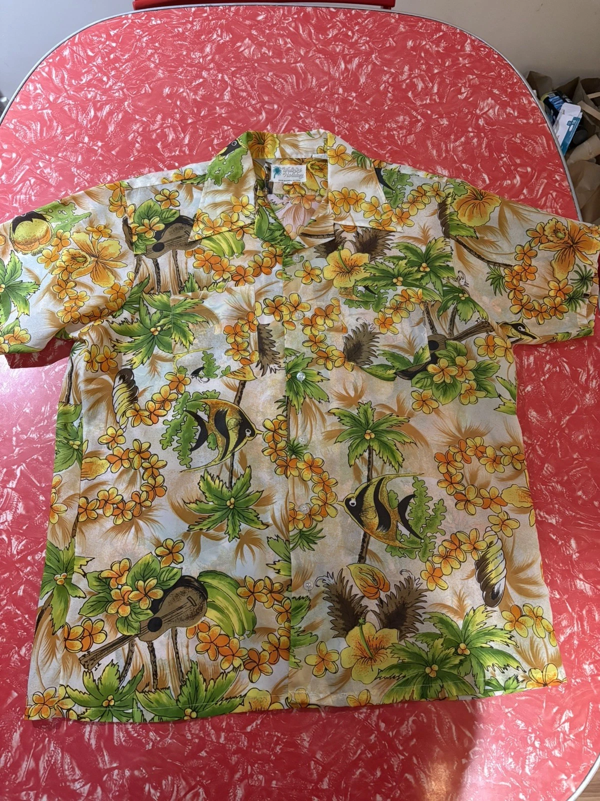 Waikiki Holiday Hawaiian Shirt Vintage Men’s XL
Opens in a new window or tab