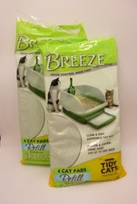 Tidy Cats BREEZE Refill Pads 8 Odor Control Pads for PURINA BREEZE System NIP