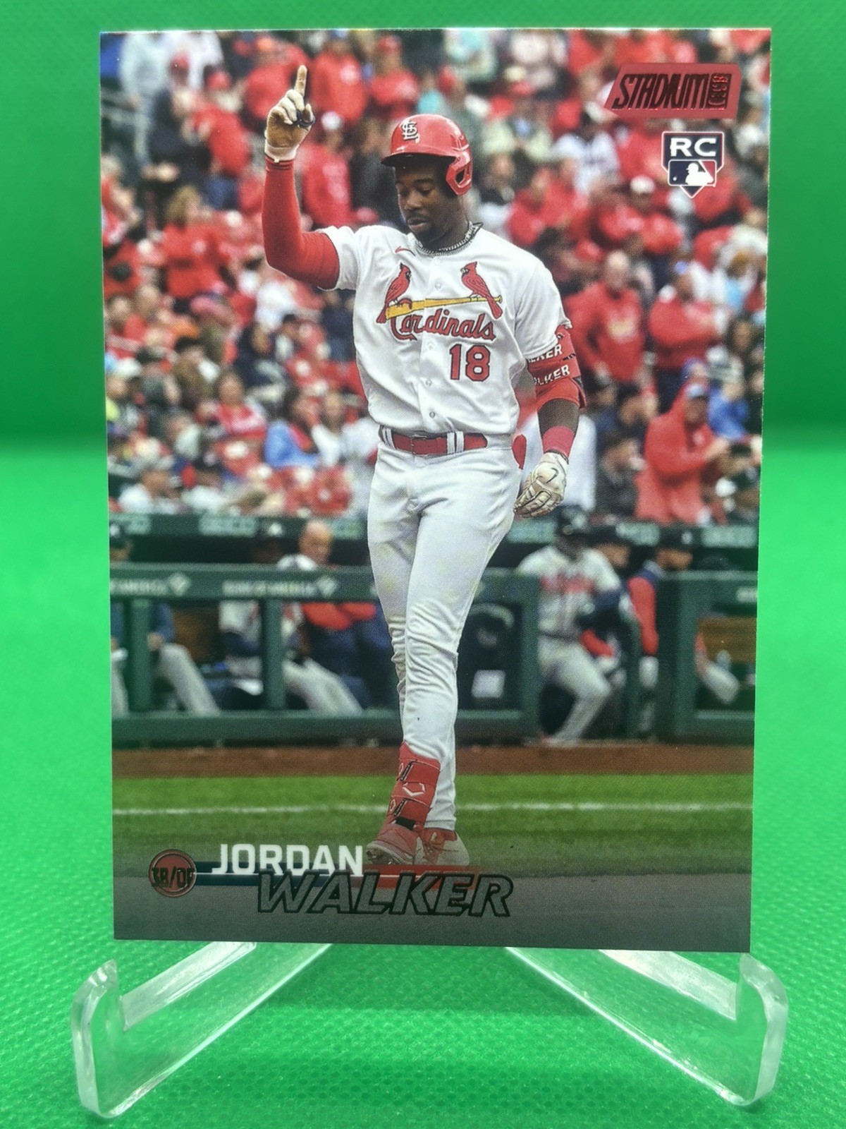 2023 Topps Stadium Club - Jordan Walker #164 Red Foil (RC)