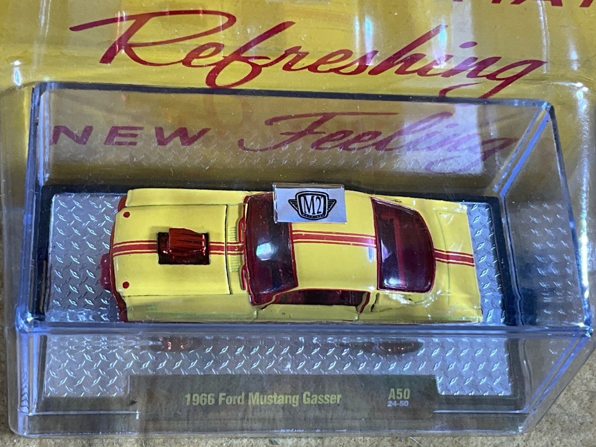 M12-2 M2 MACHINES - CHASE - 1966 FORD MUSTANG GASSER - A50 - COCA