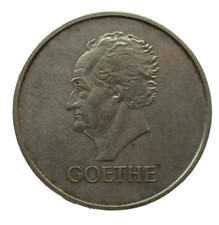 Weimar Republic 3 Reichsmark 1932 D Johann Wolfgang Von Goethe