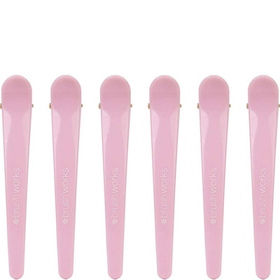BRUSHWORKS leichte Haarspangen zum Schneiden für alle Haartypen *6er Pack*