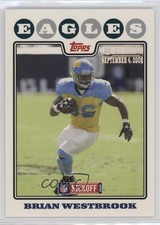 2008 Topps Kickoff Kickoff Edition 213/1349 Brian Westbrook #5 0q3