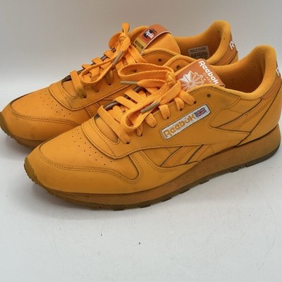 Reebok Classic Leather Sneakers Popsicle Edition GY2435 Orange NWB Men Size 10.5