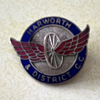 Harworth & District C.C. Enamel Pin Badge Cycling Club & Association
