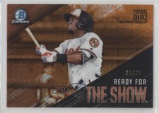 2019 Bowman Mega Box Orange Mojo Refractor 22/25 Yusniel Diaz #RFTS-13 18t1