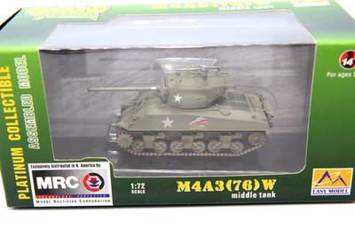 Easy Models 1/72 36260 M4A3(76)W Sherman, Thunderbolt IV Creighton Abrams NIB
