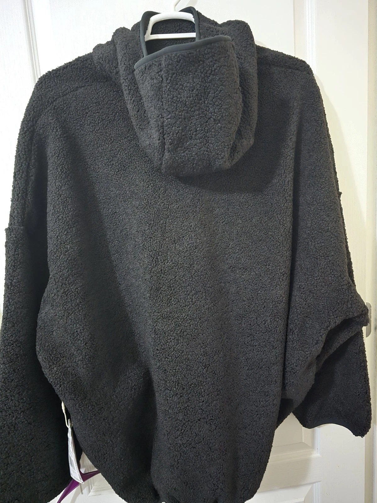 Felpa con cappuccio Adidas X Fear Of God Athletics in pile da uomo taglia XL nuova