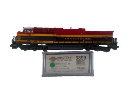 Escala N Broadway Limited Paragon 3899 ES44AC Kansas City 4786 Southern Belle | Zustand: Used