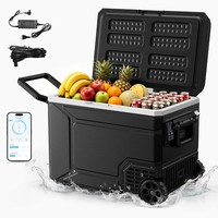 KüHlbox Kompressor 79,2L Mit APP Steuerung -20℃ Bis 20℃ 12/24V 240V Tragbar
