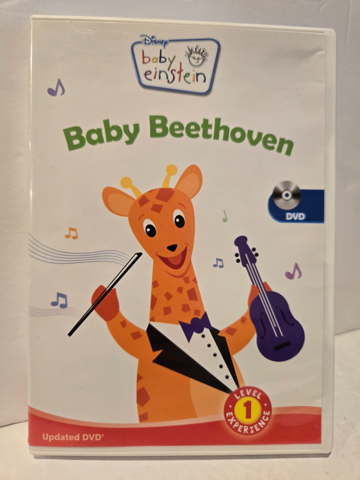 LOT OF 4 BABY EINSTEIN DVDs Beethoven, Mozart, Colors, Oceans-