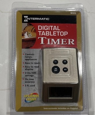 NEW Intermatic Digital Tabletop Time Lamp Appliance Indoor Light Fixture TB121C