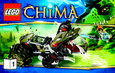 LEGO 70001 / Legends of Chima / Crawleys Reptiliengreifer