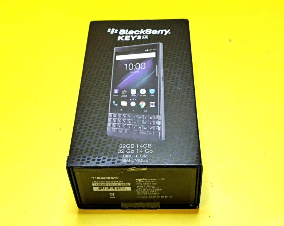 ⚡VIEW PHOTOS⚡BLACKBERRY KEY2 LE 32GB KEYTWO UNLOCKED CELL PHONE TELUS BELL FIDO⚡ - Image 3 of 4