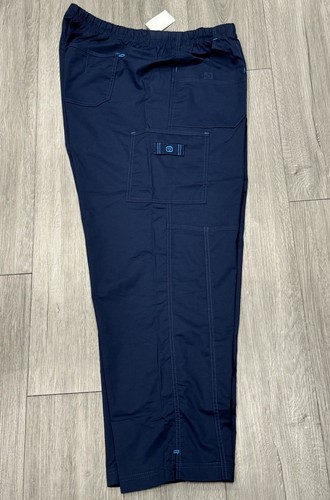 WonderWink Scrub Pants Women's Size 3X Petite True-Plus Fit Style 5555 Blue NWT - Picture 2 of 10
