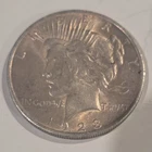 1923 Peace Dollar $1 Silver Coin Circulated 0.9 Fineness Uncertified