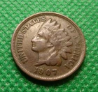 1907   Indian Head Cent  High Grade Coin  #AM24