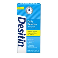 Desitin Daily Defense 13 Zinc Oxide Diaper Rash Cream Travel Size, 2 oz 