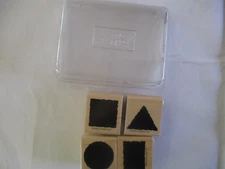 Stampin' Up Little Shapes, circle,triangle, square, rectangle