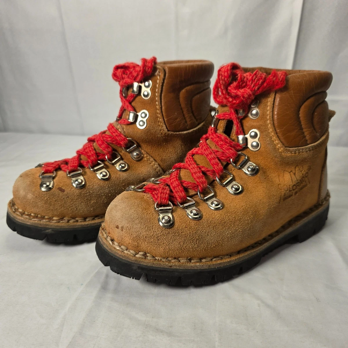 Vintage Kinney Shoes USA Leather Moc Steel Toe Work Boots Brown Men\'s 8? kinney boots products for sale | eBay main image 2