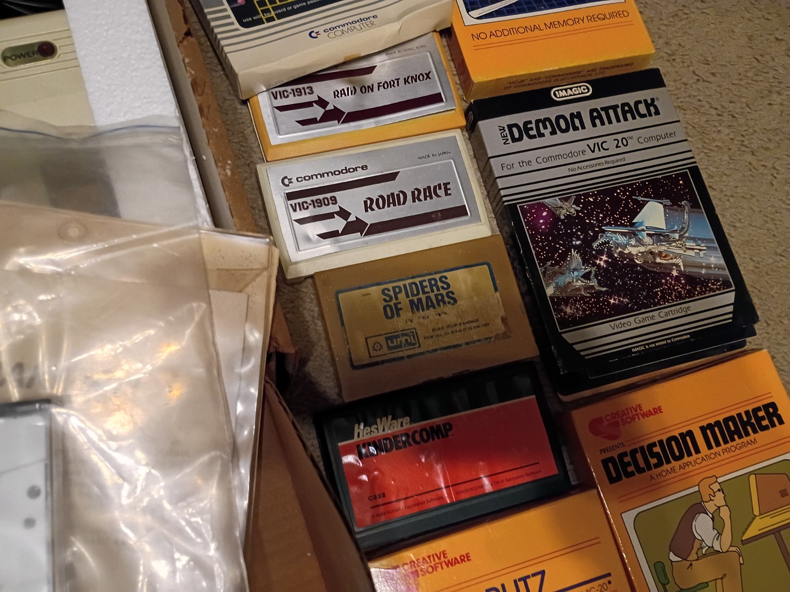 Computer Software Title Commodore Vic 20 computer Hardware/Software Large Collection games | eBay